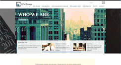 Desktop Screenshot of cpmgroup.com